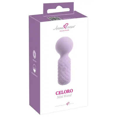 Мини вибратор CELORO Mini Wand, 10 режима, компактен масажор, водоустойчив