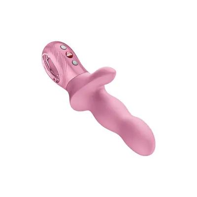 Вибратор за двойна стимулация с тласкащо движение Fun Factory BI STRONIC CRAVE, Розов