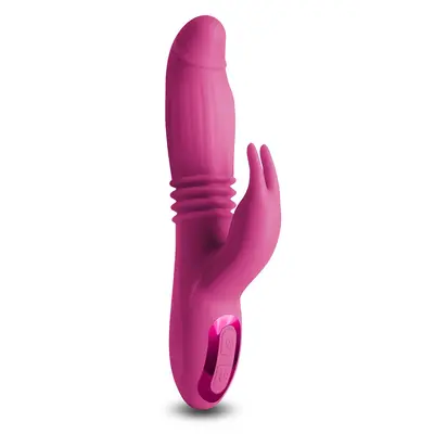 Вибратор Заек с потупваща функция Inya Passion, 14 функции, 22,2 см, Розов