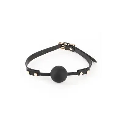 BDSM топка за уста Fetish & Fashion Janice, Черен