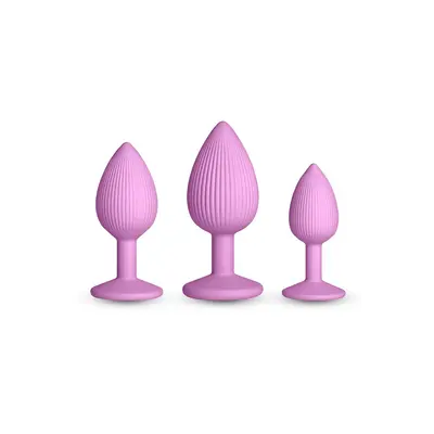 Комплект анални разширители Inya Triple Ace Kit, 3 броя, Розов
