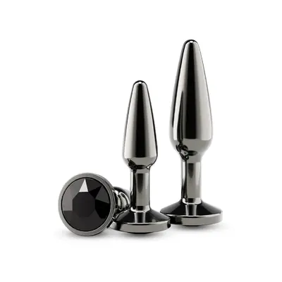 Комплект анални разширители Rear Assets Tapered Trainer Kit, 2 части, 7,8 - 9,9 см, Черен