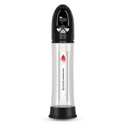 Хидропомпа за пенис Renegade Warrior Pump, LCD дисплей, Презареждаема, Черна