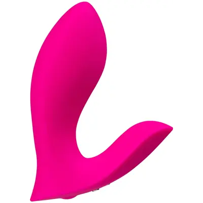 Смарт вибратор за тройна стимулация Lovense Flexer, Розов