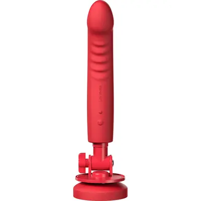 Смарт вибратор с тласкащо движение Lovense Mission 2, Червен