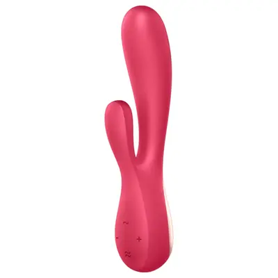 Смарт вибратор за двойна стимулация с App контрол Satisfyer Mono Flex, Червен