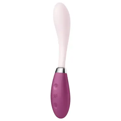 Гъвкав вибратор за G-точка Satisfyer G-Spot Flex 3, Виненорозов