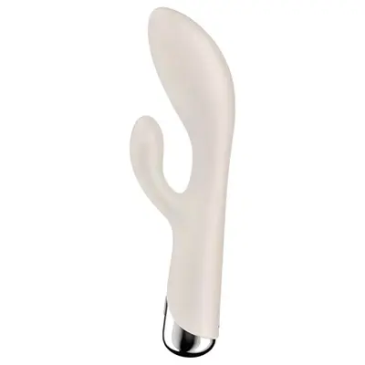 Въртящ се вибратор Заек Satisfyer Spinning Rabbit 1, Бежов
