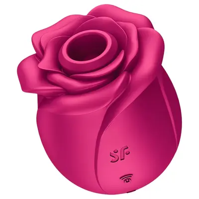 Клиторен стимулатор с въздушни вълни и Liquid Air Satisfyer Pro 2 Classic Blossom, Червен