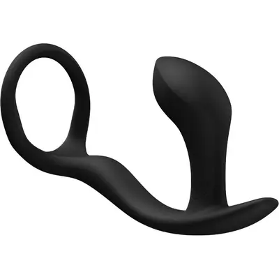 Анален плъг с ринг за простатна стимулация Fun Factory Bootie Ring, Черен