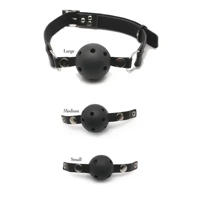 BDSM тренировъчен комплект наустници Ball Gag Training System Fetish Fantasy Series – черен