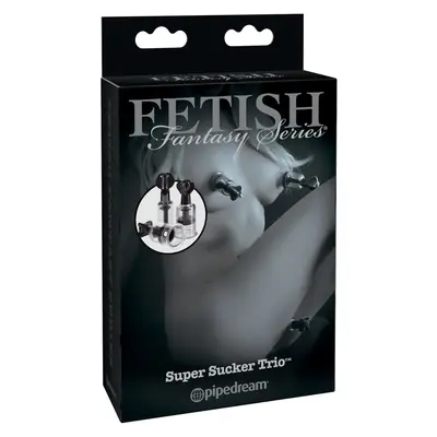 BDSM смукатели за зърна и клитор Limited Edition Super Suckers Trio Fetish Fantasy Series черни