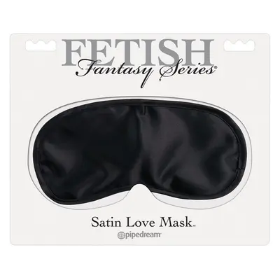 BDSM сатенена маска за очи Satin Love Mask Fetish Fantasy Series – черна