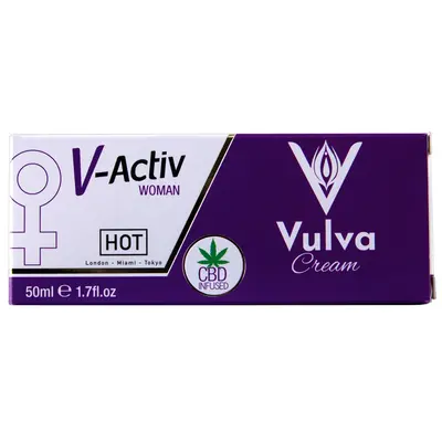 Стимулиращ крем за клитора и вулвата със CBD, V-Activ Vulva Cream, 50 мл