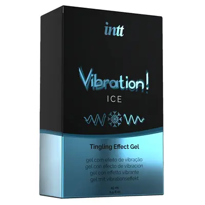 Вибриращ гел с охлаждащ ефект, intt Vibration! Ice, 15 мл