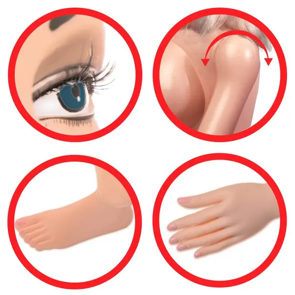 Секс кукла B.J. Betty Oral Sex Life-Size Pipedream – 3D лице, уста, вагина и анус, светъл тен