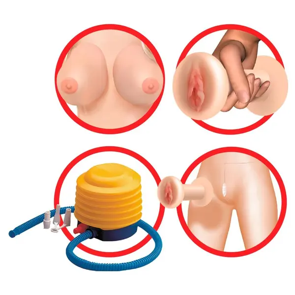 Секс кукла B.J. Betty Oral Sex Life-Size Pipedream – 3D лице, уста, вагина и анус, светъл тен