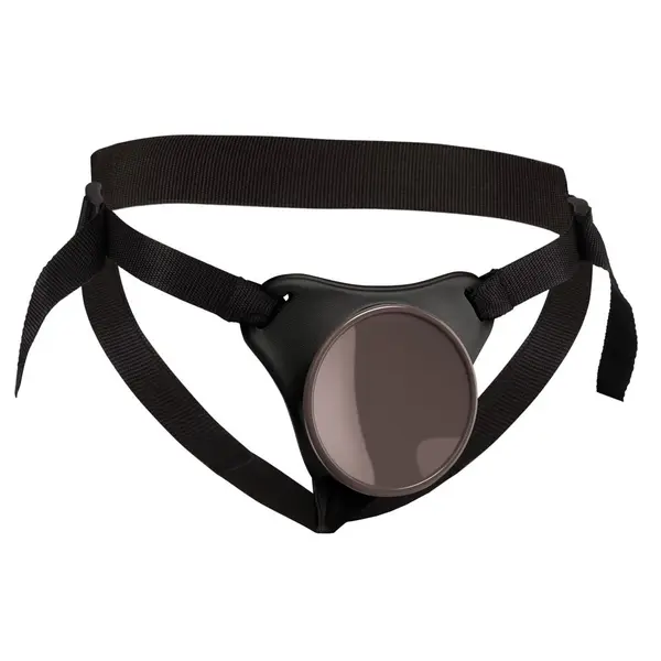 Strap-on колан Body Dock King Cock Elite – с вендузна плоча, комфортна подплата, черен