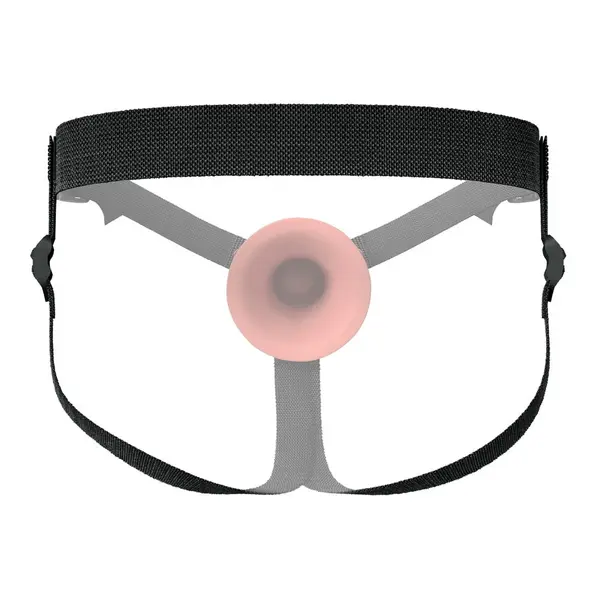 Страпон удебелител 24 см Hollow Strap-On Fantasy X-Tensions Elite, двоен силикон, телесен