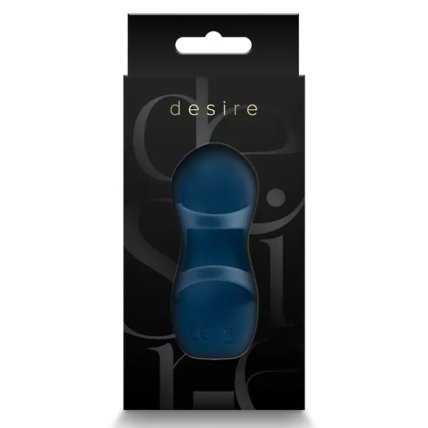 Вибратор за пръст Desire Fingerella – Тъмносин, 10 функции