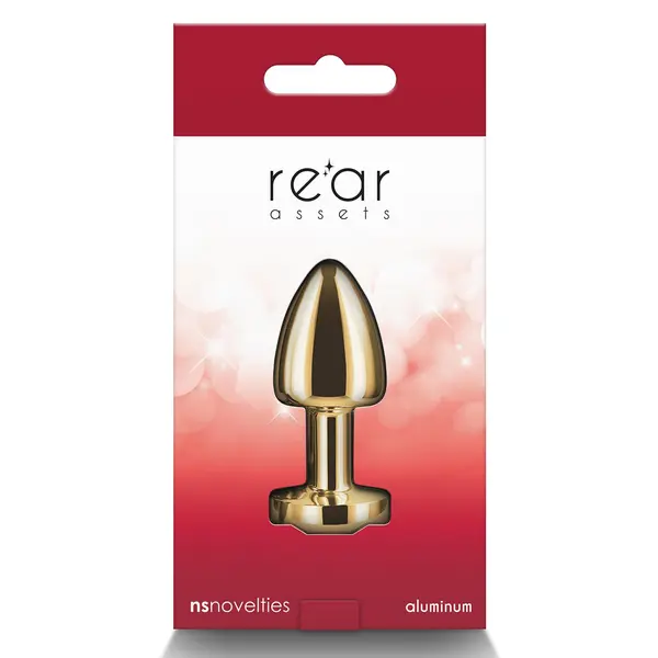 Метален анален разширител Rear Assets – Златист, Размер S, 6.0 см.