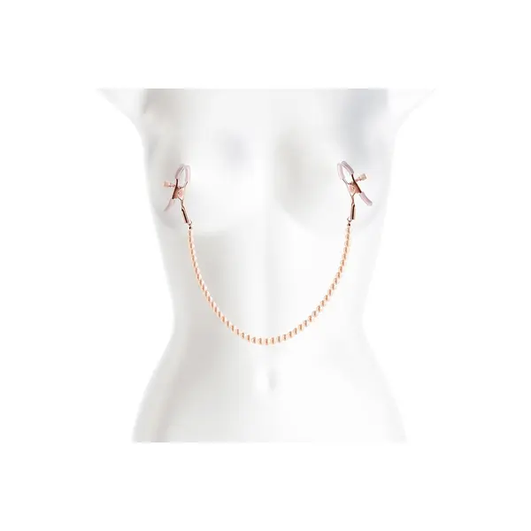 Щипки за зърна Bound DC1 Rose Gold, регулируеми