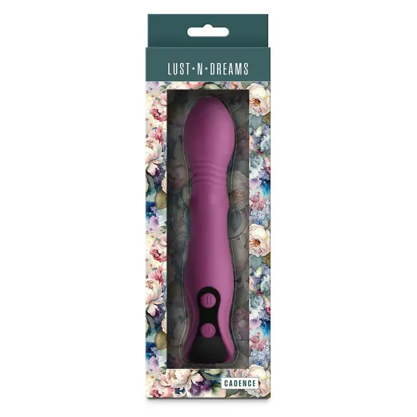 Тласкащ вибратор с дигитален дисплей Lust-n-Dreams Cadence Розов, 18 Режима, 18,2 см.