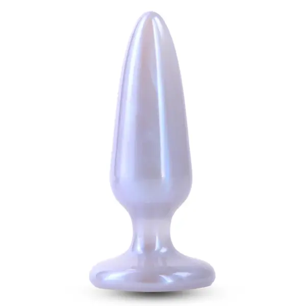 Анален разширител Fantasia Pleasure Plug, Размер S, Лилав/Азурен, 10.3 см.