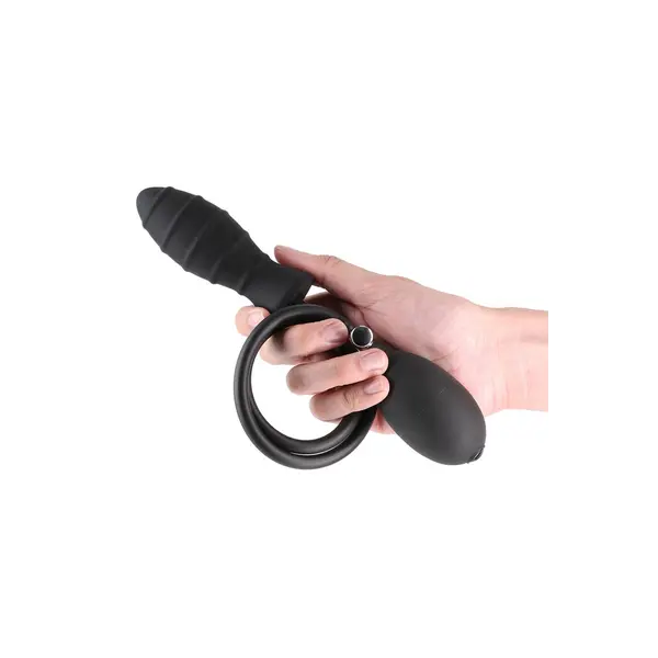 Надуваем анален разширител Renegade InflataPlay, Черен