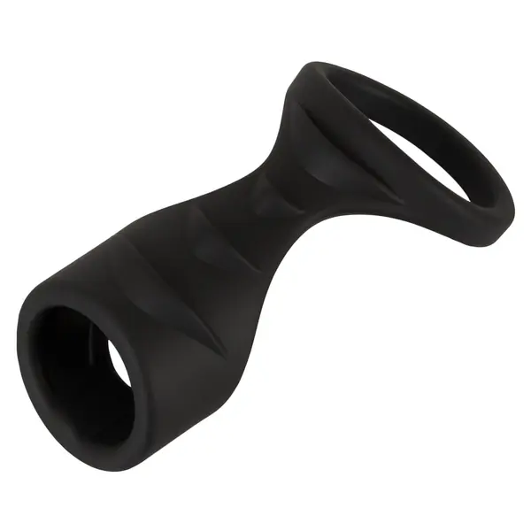 Силиконов пенис ринг с ръкав и стимулатор Erecto