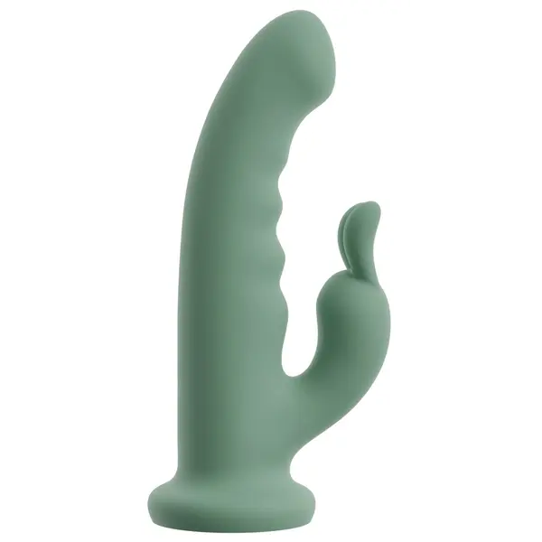 Въртящ се вибратор заек LUVIO, 10 режима, турбо бутон, вакуумна основа