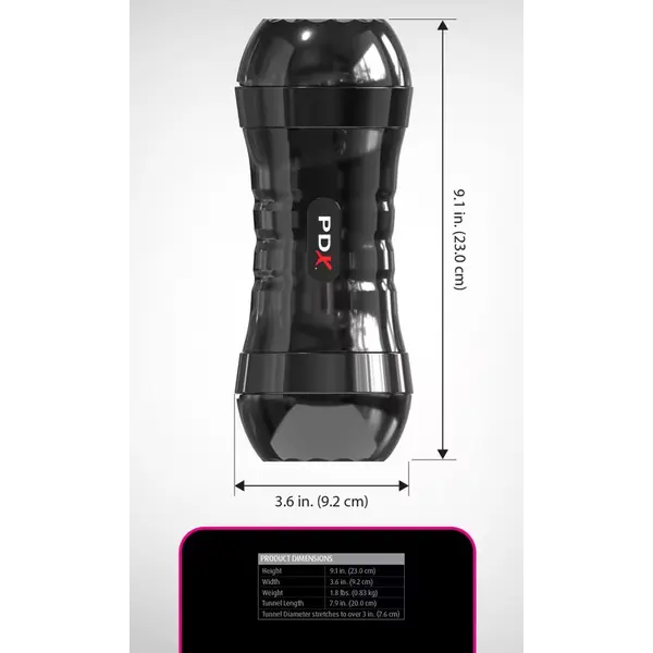 Мастурбатор двоен Super Flip-A-Pussy Over PDX Extreme – вагина и анус, 26 см, светъл тен