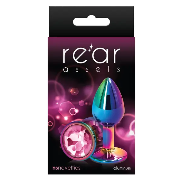 Анален разширител Rear Assets, Размер S, 6.9 см, Розов кристал