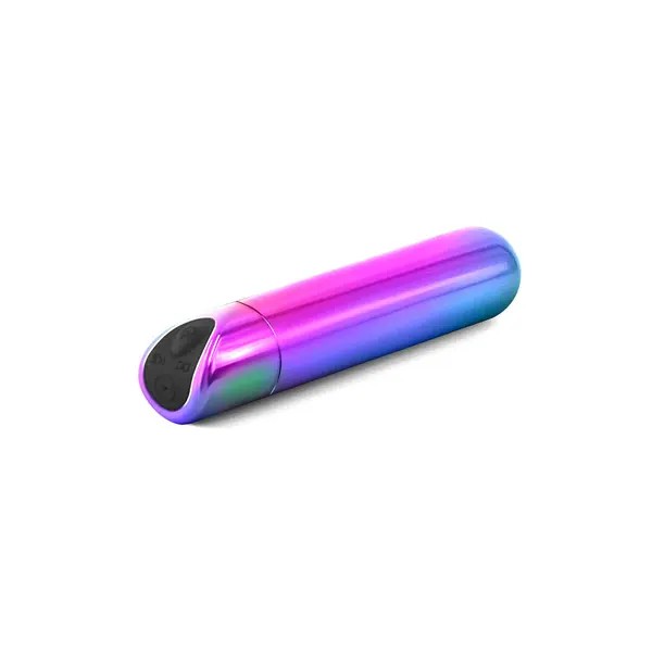 Мини вибратор Lush Nightshade, 10 режима, 8,8 см, Многоцветен