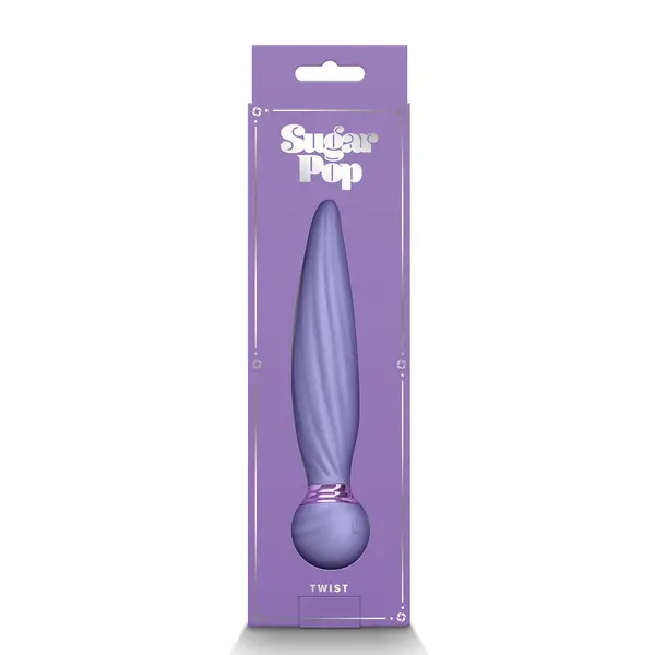 Ротиращ Вибратор Sugar Pop Twist, 7 режима, 16 см, Лилав