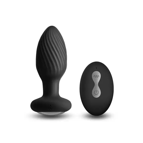 Ротиращ анален разширител Renegade Alpine, 9,8 см, 16 режима, Черен