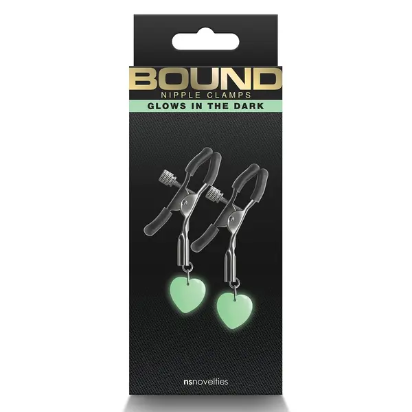 Регулируеми щипки за зърна с фосфорициращи накрайници Bound G3, Gunmetal