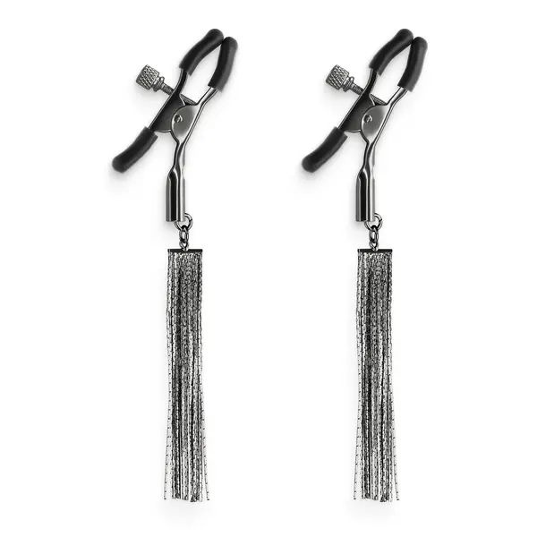 Метални щипки за зърна Bound Nipple Clamps D2, Сив