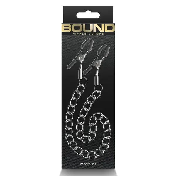 Регулируеми щипки за зърна с верижка Bound DC2, Gunmetal