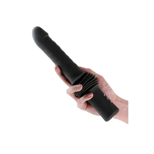 Секс машина с тласъци и подгряване Renegade Super Stroker, Черен