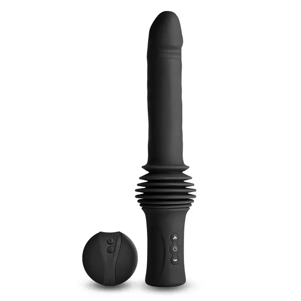 Секс машина с тласъци и подгряване Renegade Super Stroker, Черен