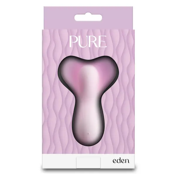 Силиконов вибратор PURE Eden, 10 функции, 9,4 см, Лилав