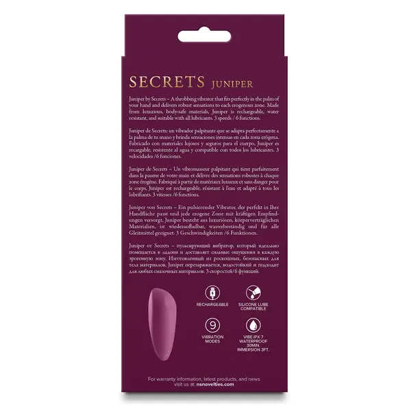 Виброяйце за външна и вътрешна стимулация Secrets Juniper
