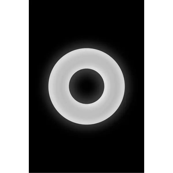 Фосфоресциращ пенис ринг Firefly Bubble Ring, Размер S, Бял