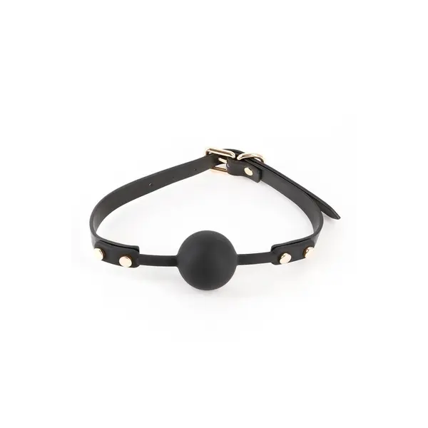 BDSM топка за уста Fetish & Fashion Janice, Черен