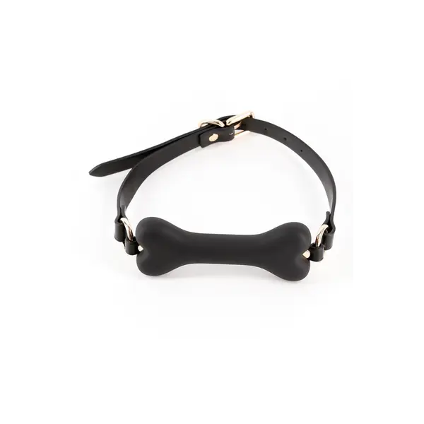 Еротична топка за уста с форма на кокал Fetish & Fashion Roseanne Черен