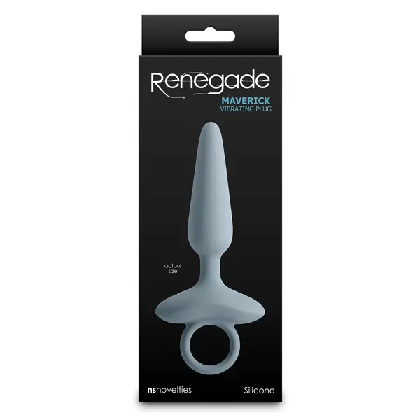 Вибриращ анален разширител Renegade Maverick, 15 см, 10 режима, Сив