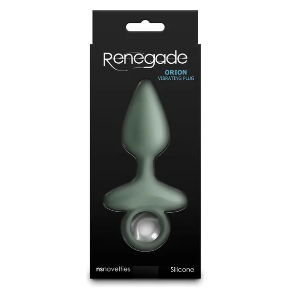 Вибриращ анален разширител Renegade Orion, 10 функции, 13 см, Светлозелен