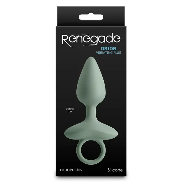 Вибриращ анален разширител Renegade Orion, 10 функции, 13 см, Светлозелен