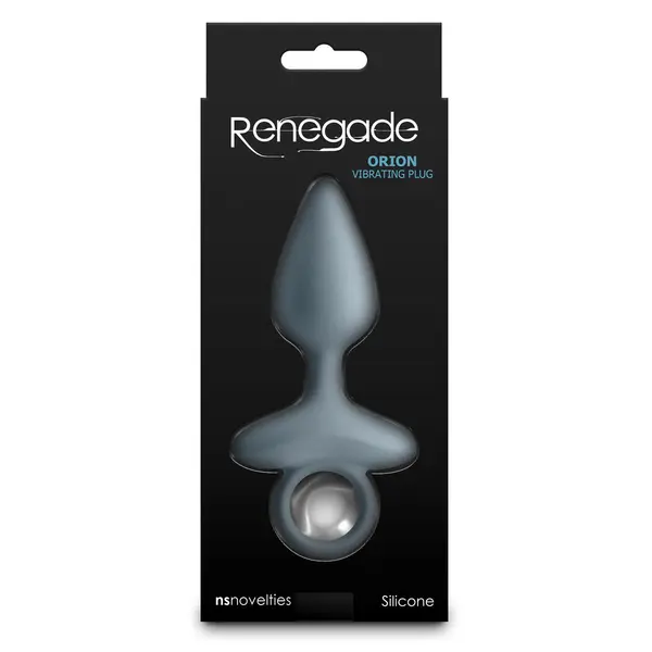 Вибриращ анален разширител Renegade Orion, 10 функции, 13 см, Сив